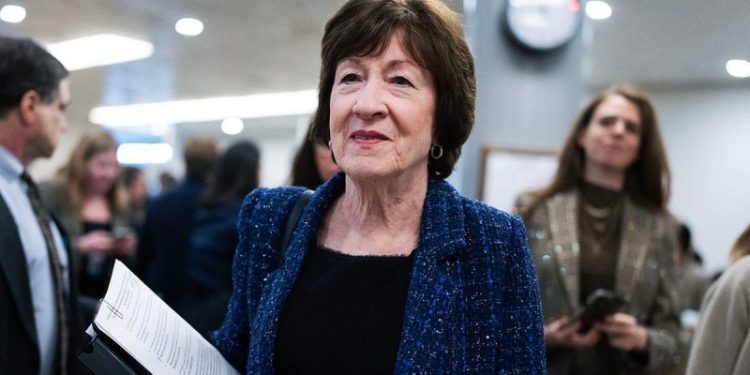 Collins boosts Republican voter ID effort, but won’t scrap filibuster